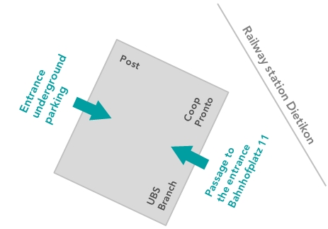 Lageplan Englisch